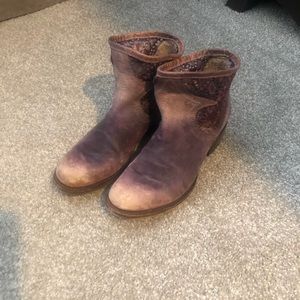 Freebird distressed bootie